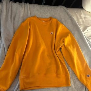 Orange champion crewneck